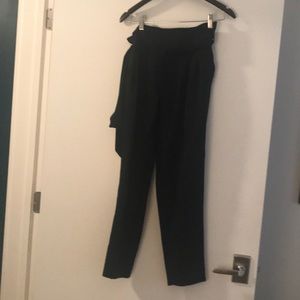 Mango MNG Basics Tapered Tie Waist Trouser, S